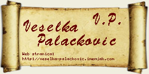 Veselka Palačković vizit kartica